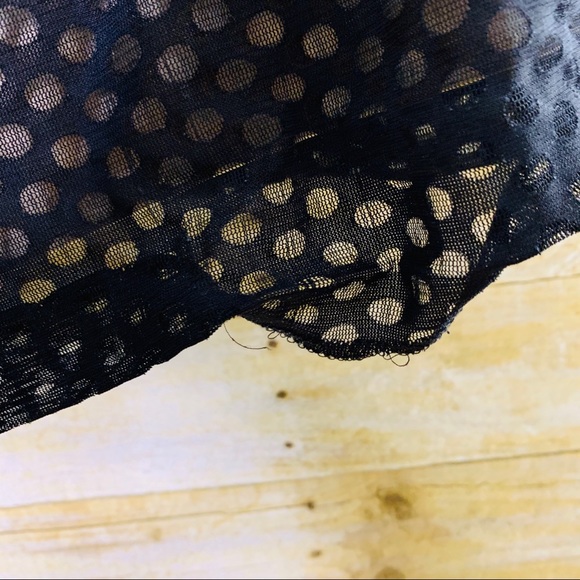 London Times Petite Dress Black Mesh Overlay 12P - Picture 4 of 5